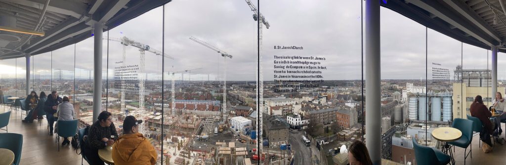View over Dublin from the Guinness Gravity Bar