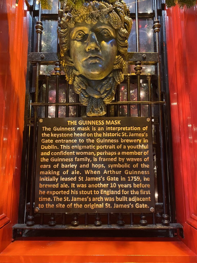 The Guinness Mask, Dublin