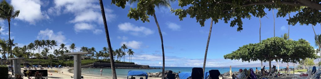 Beach on the Kona coast, Big Island, Hawaii