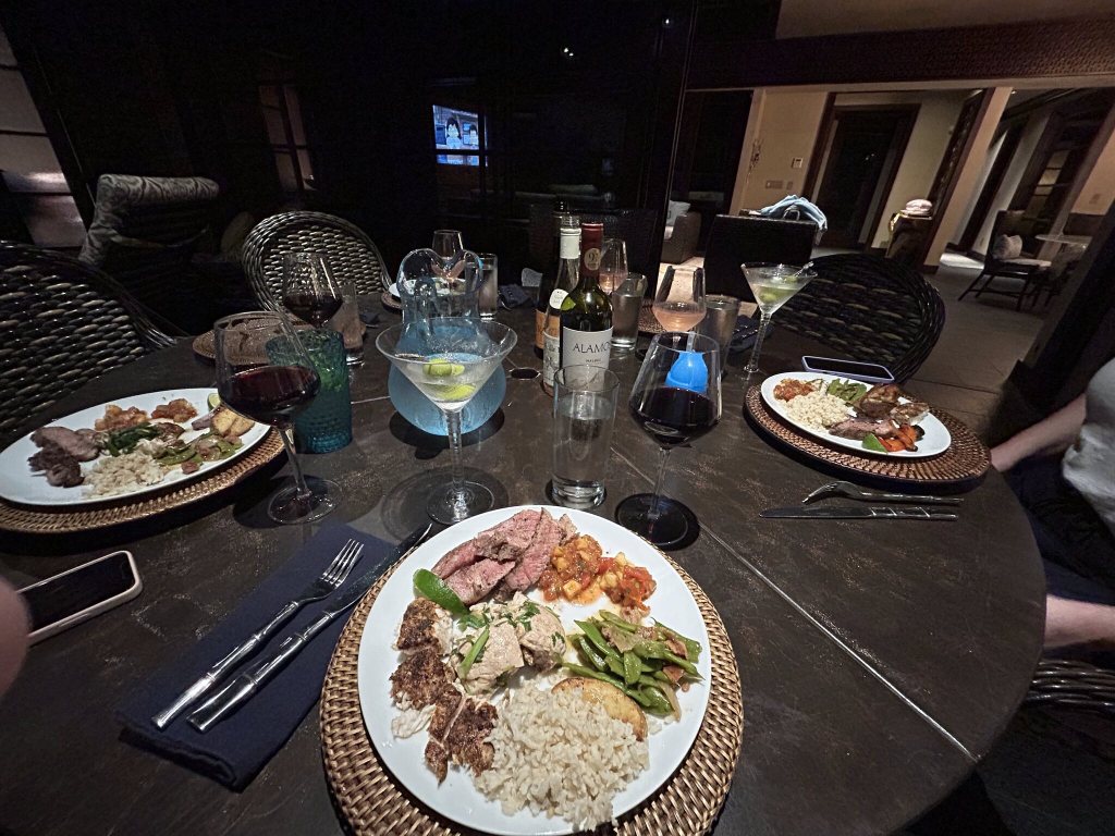 Dinner in Kona, Hawaii