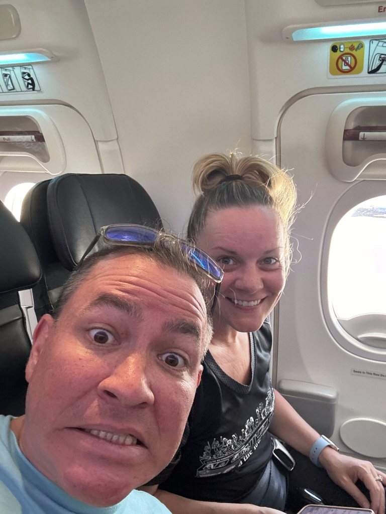 Flight home from Kona, Hawaii